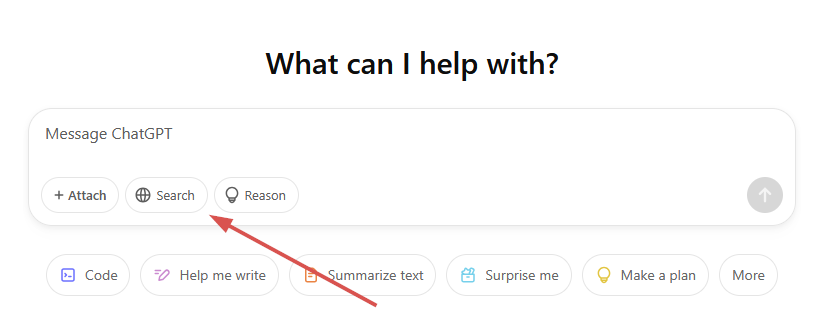 ChatGPT search
